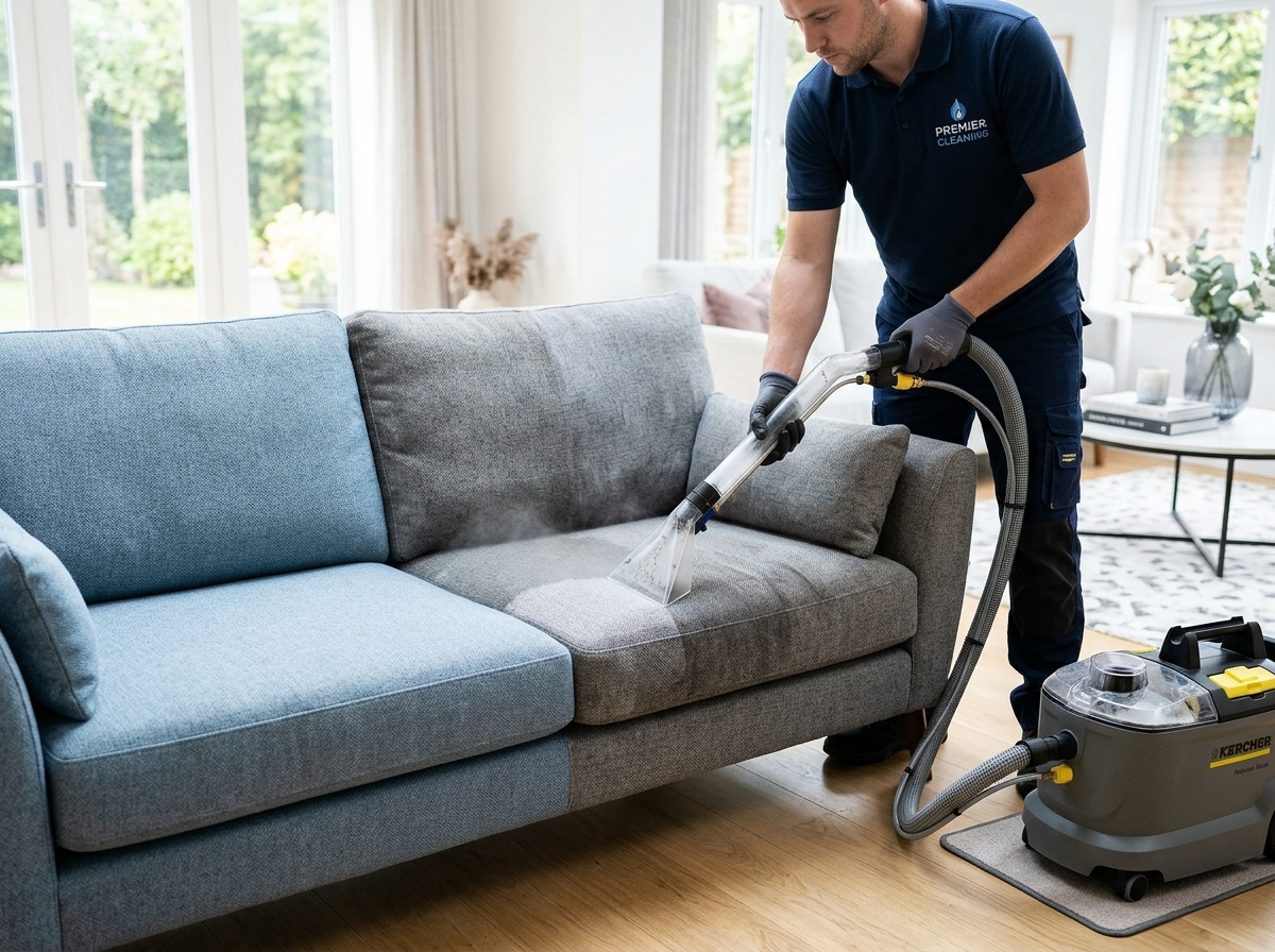Sofa shampooing and carpet wet extraction in Trivandrum